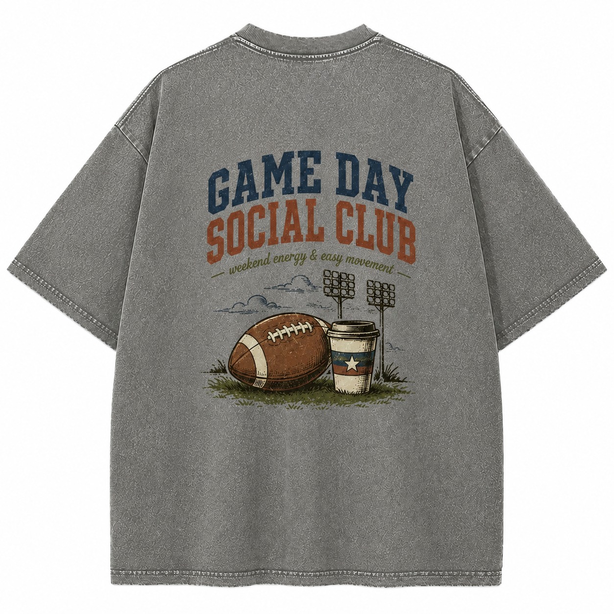 Game Day Social Club Weekend Energy Tee