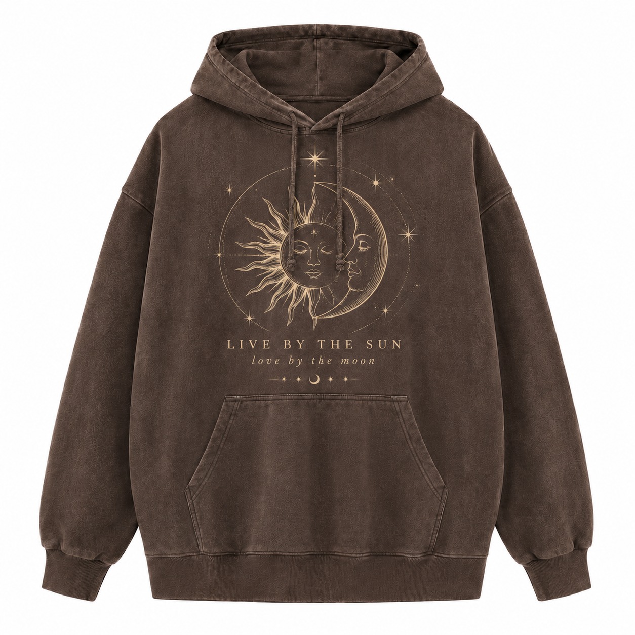 Live By The Sun Love By The Moon Washed Hoodie