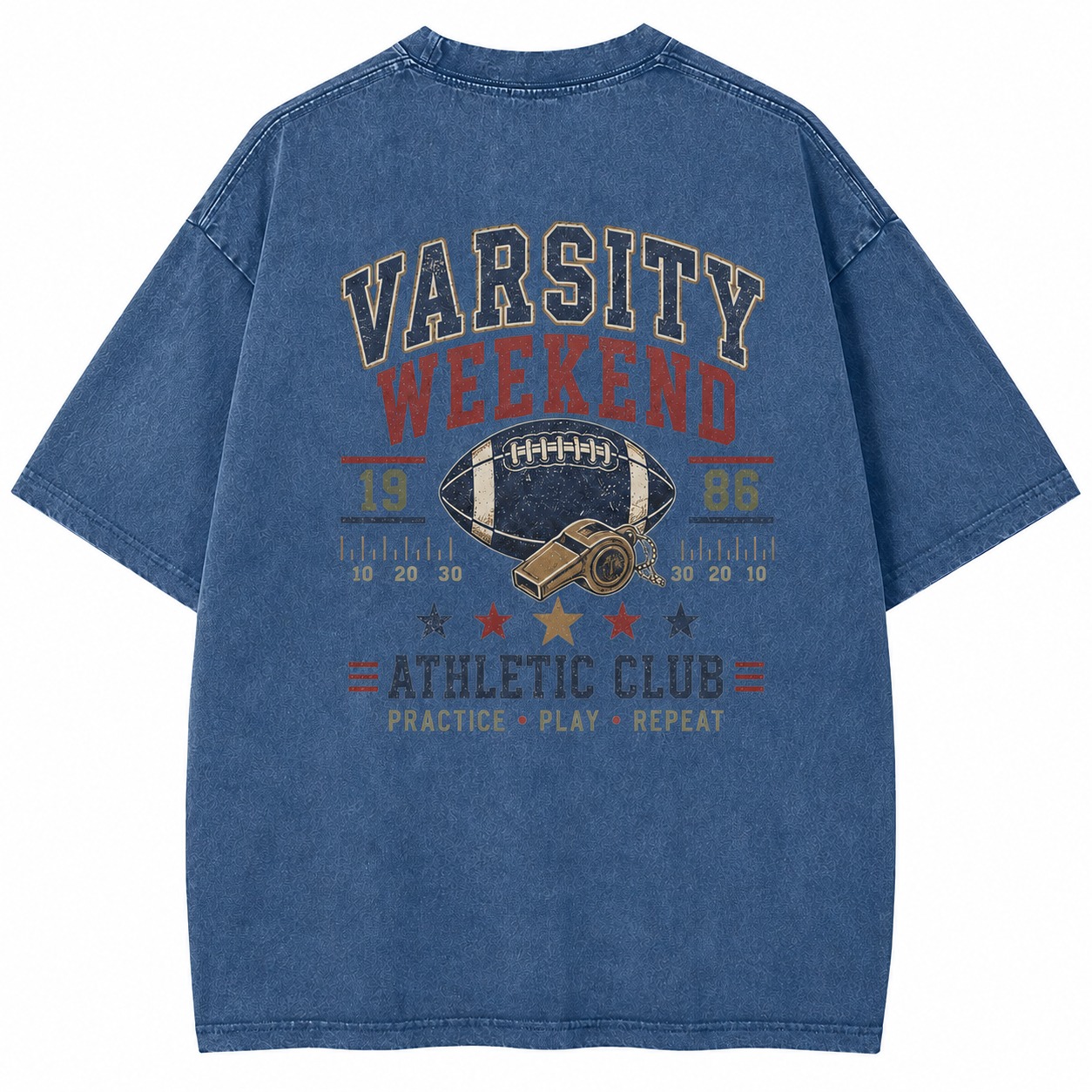 Varsity Weekend Athletic Club Football Tee