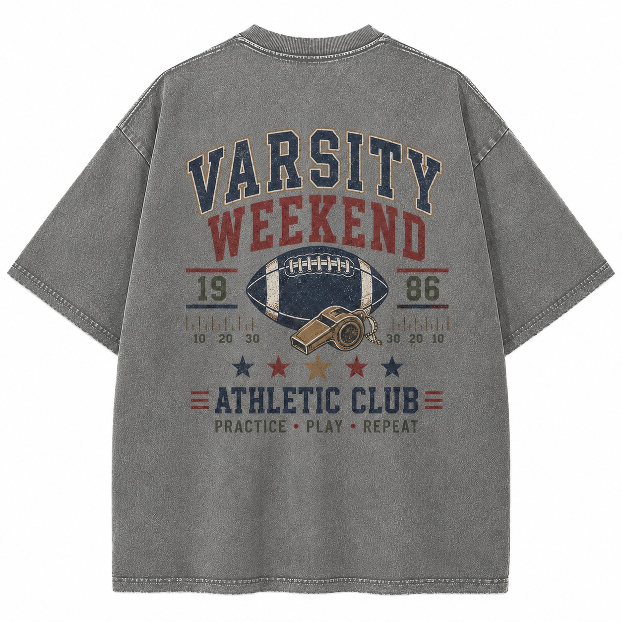 Varsity Weekend Athletic Club Football Tee