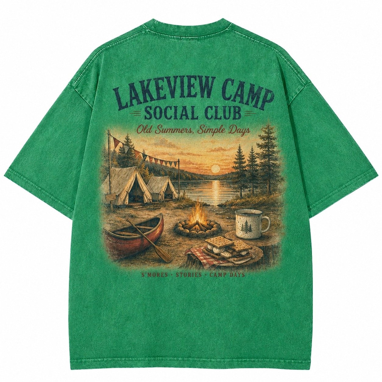 Lakeview Camp Social Club Tee