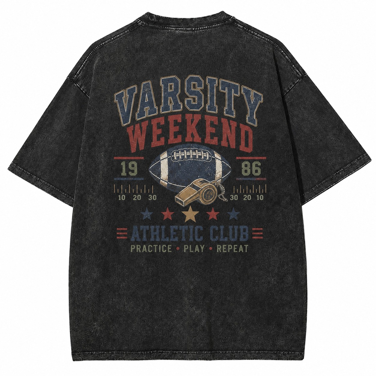 Varsity Weekend Athletic Club Football Tee