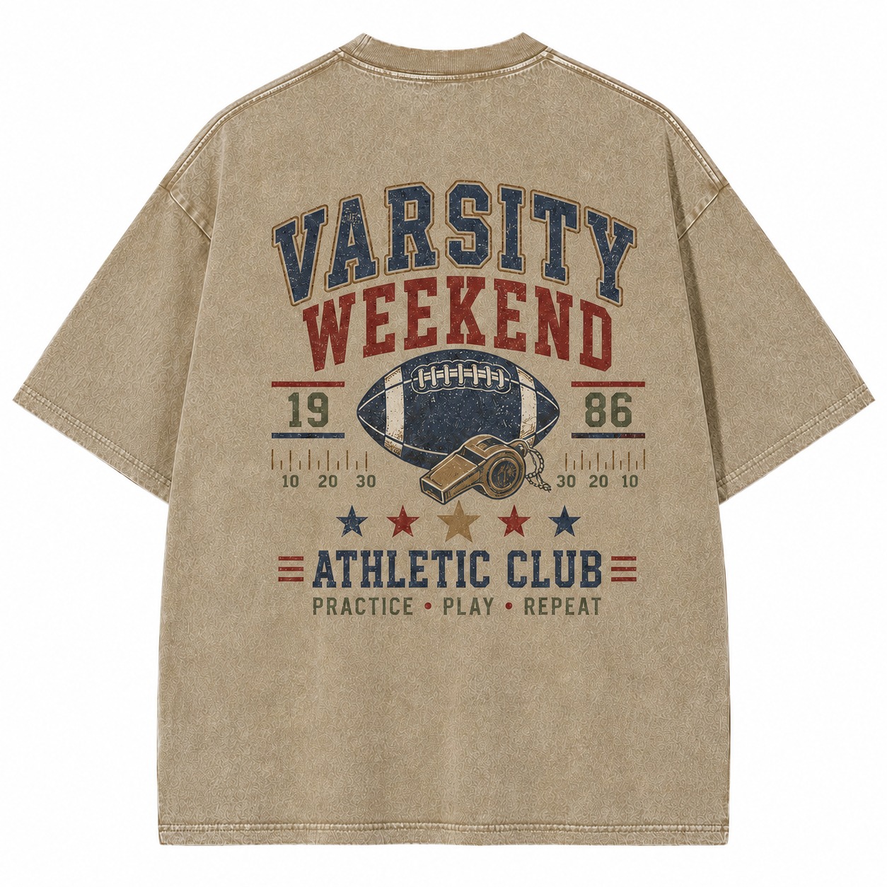 Varsity Weekend Athletic Club Football Tee