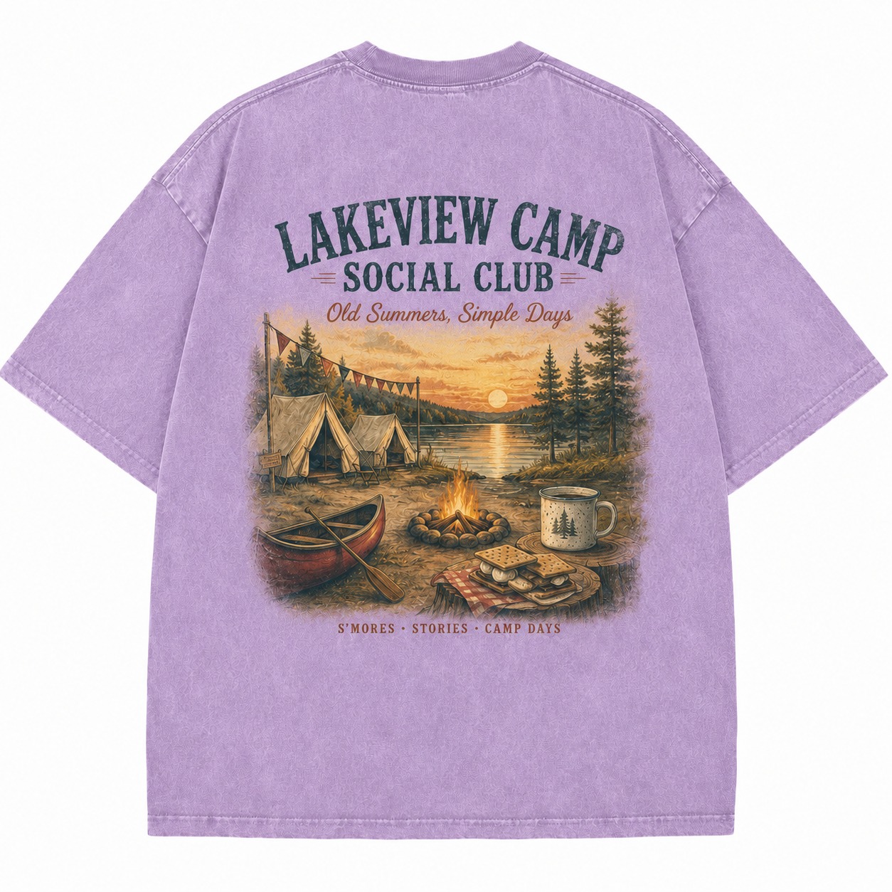 Lakeview Camp Social Club Tee