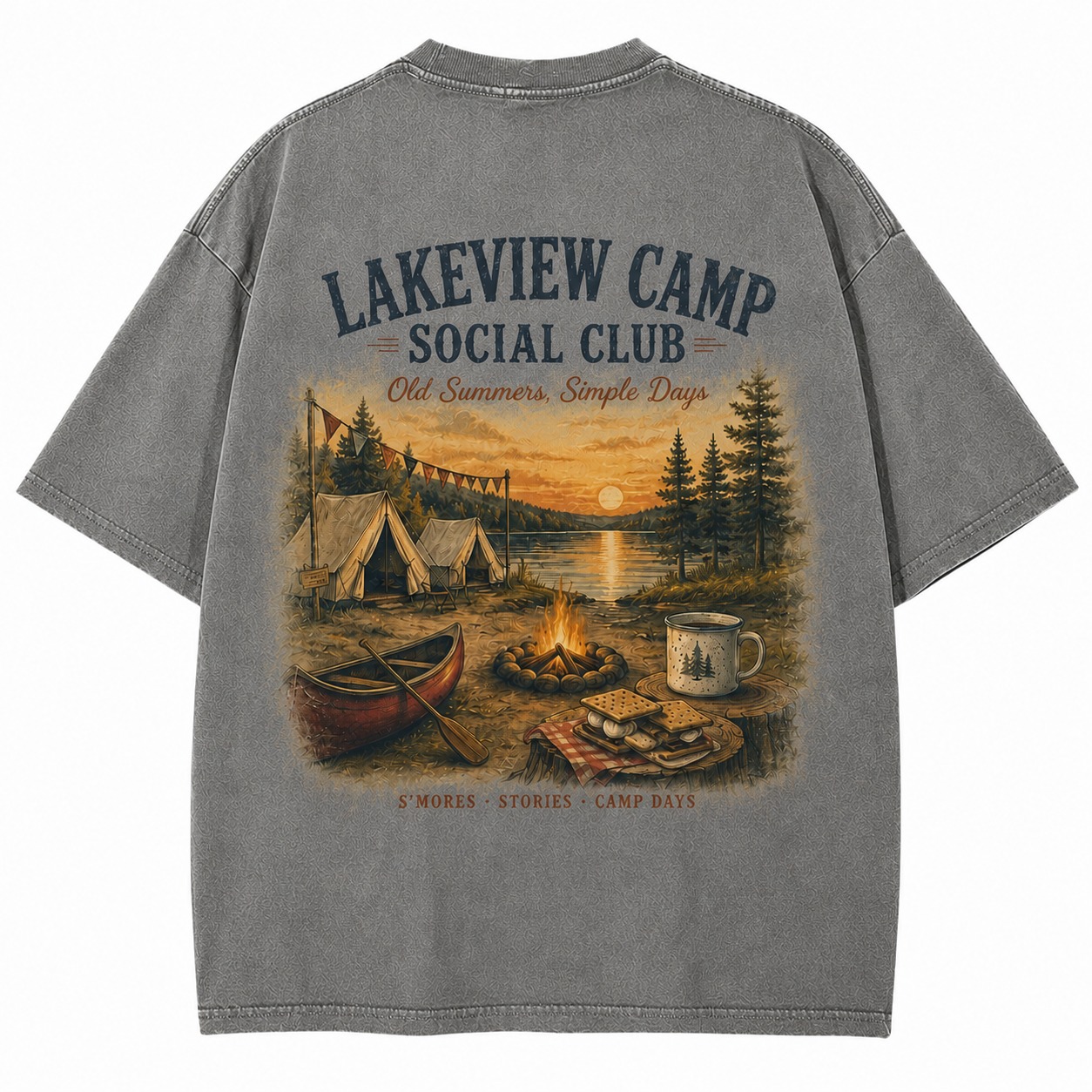 Lakeview Camp Social Club Tee