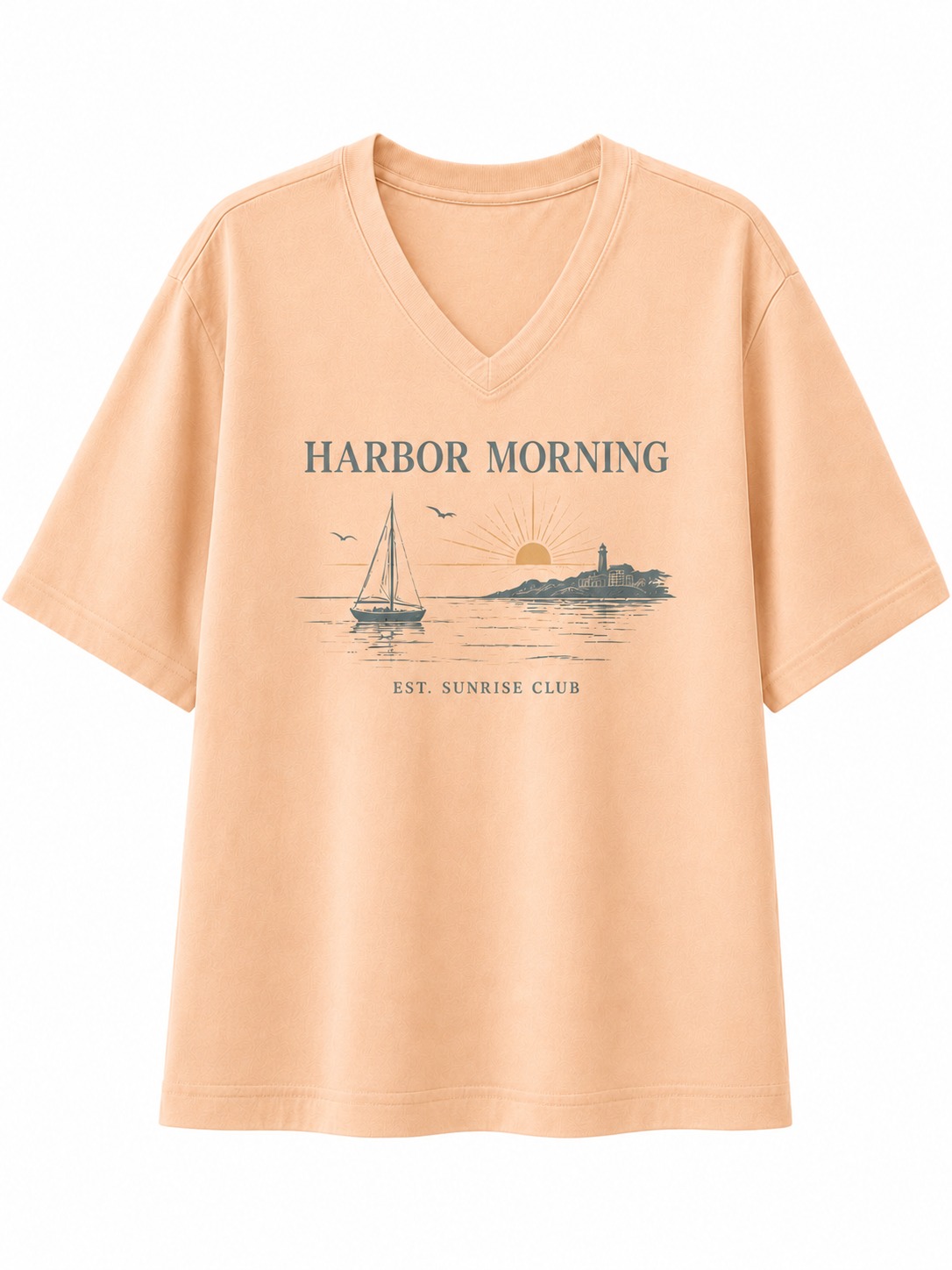 Harbor Morning V-Neck Tee