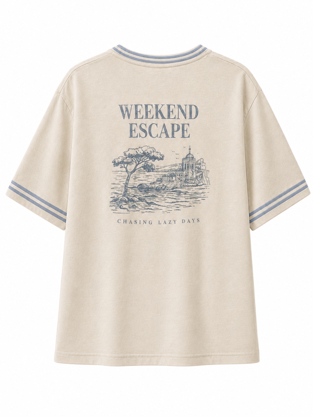 Quiet Escape Graphic V-Neck Tee