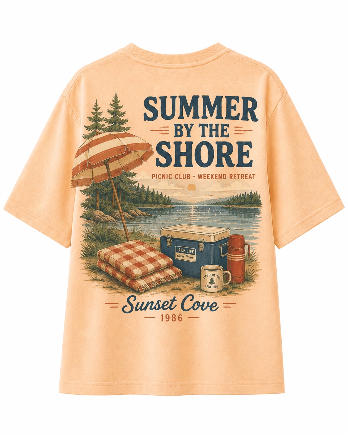 Summer By The Shore V-Neck Tee
