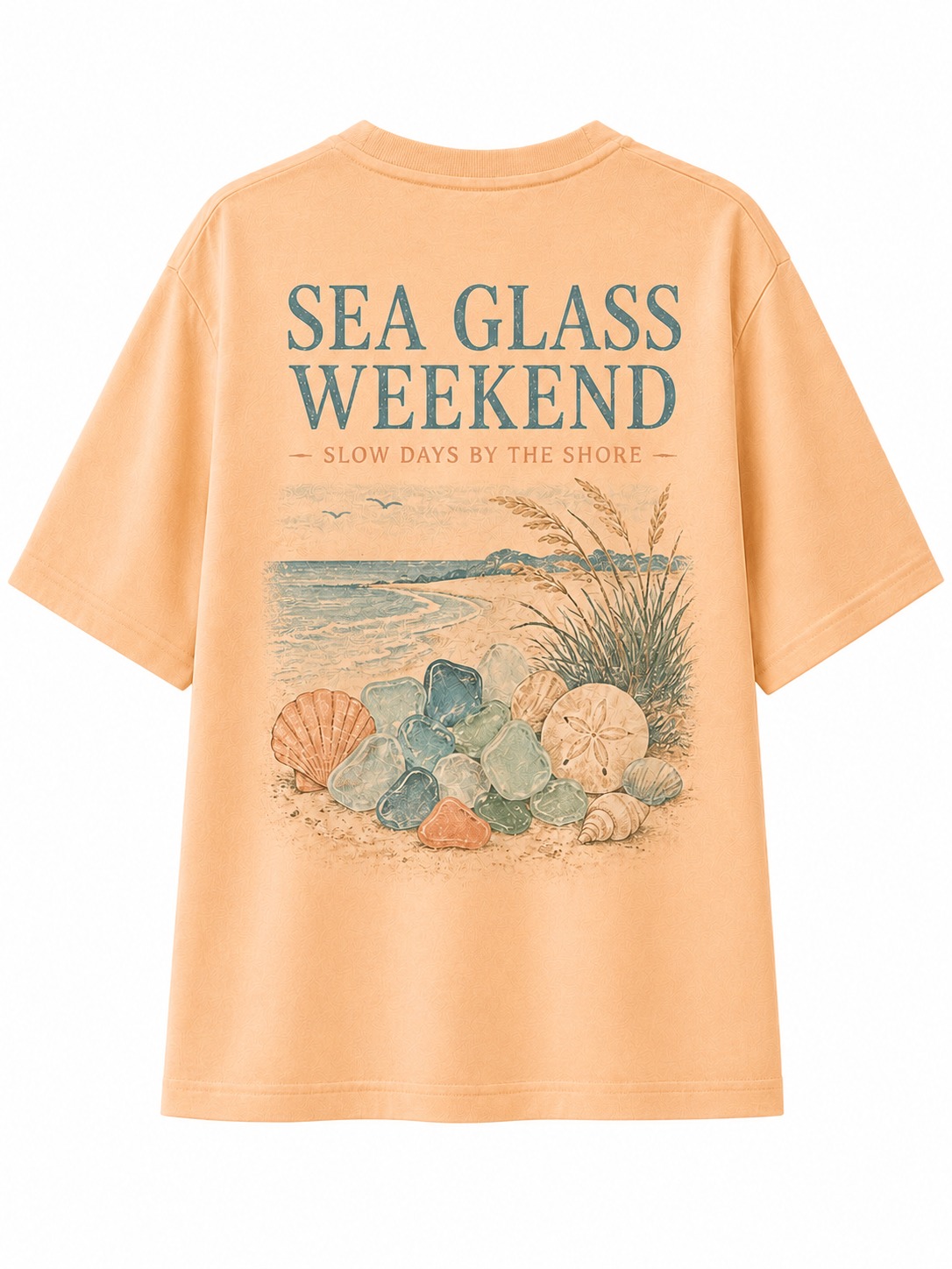 Sea Glass Weekend V-Neck Tee
