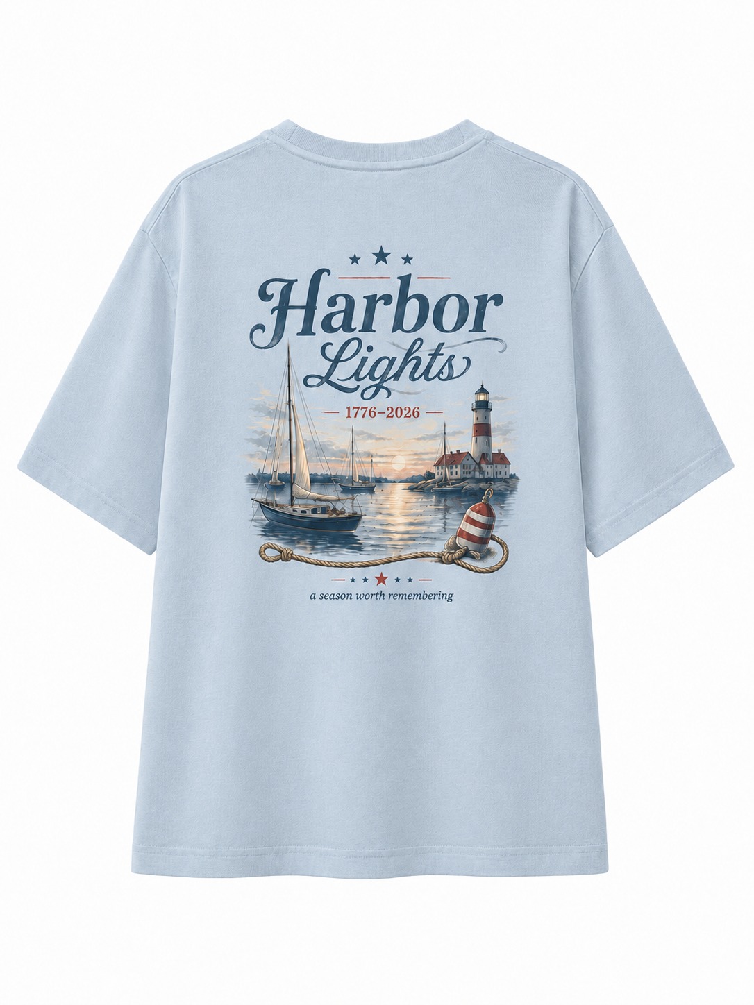 Harbor Lights Lighthouse Graphic Tee