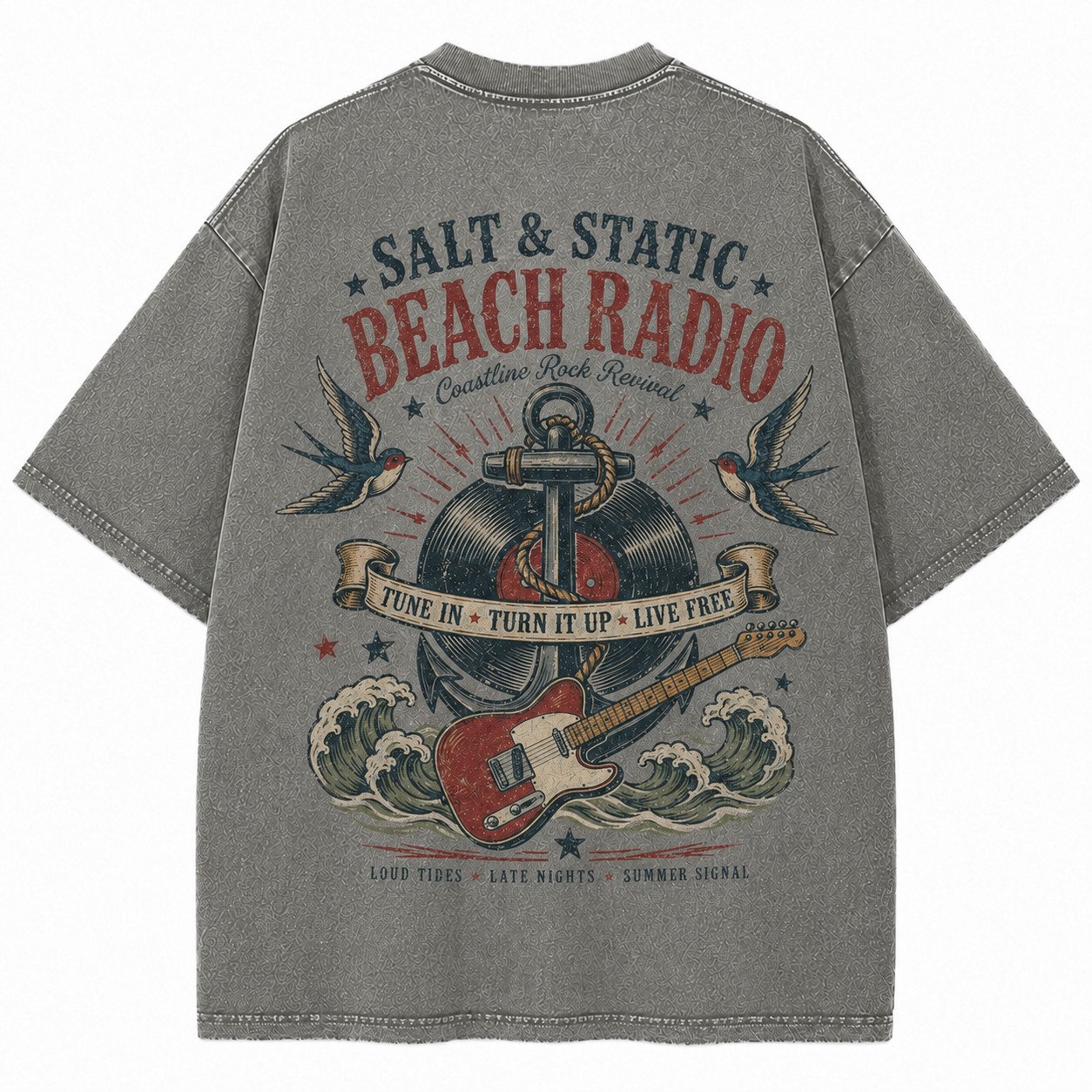 Salt & Static Beach Radio Tee