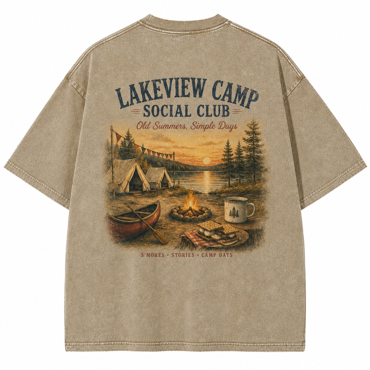 Lakeview Camp Social Club Tee