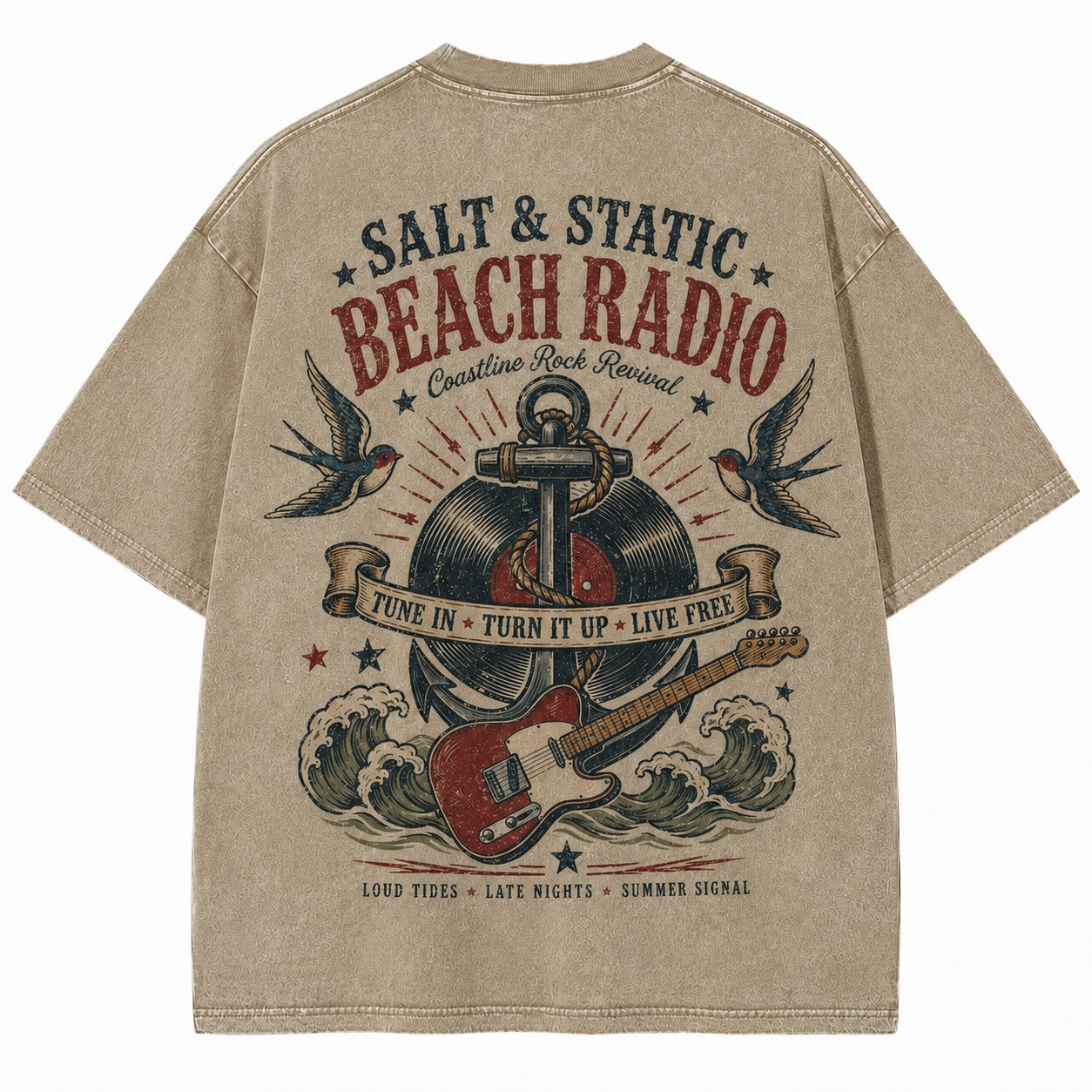 Salt & Static Beach Radio Tee