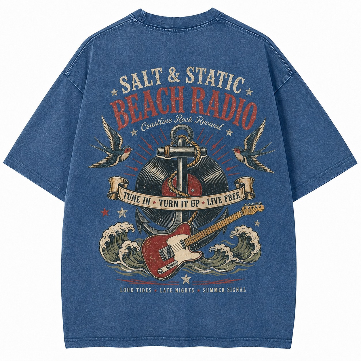 Salt & Static Beach Radio Tee