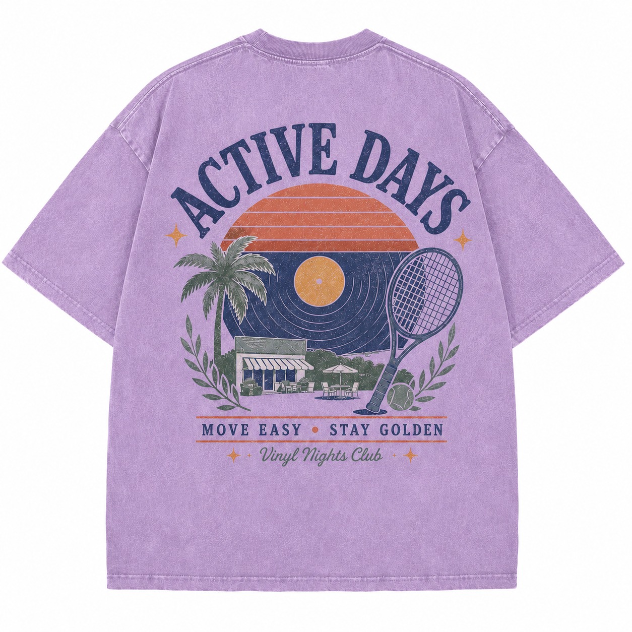 Active Days Graphic Washed Tee