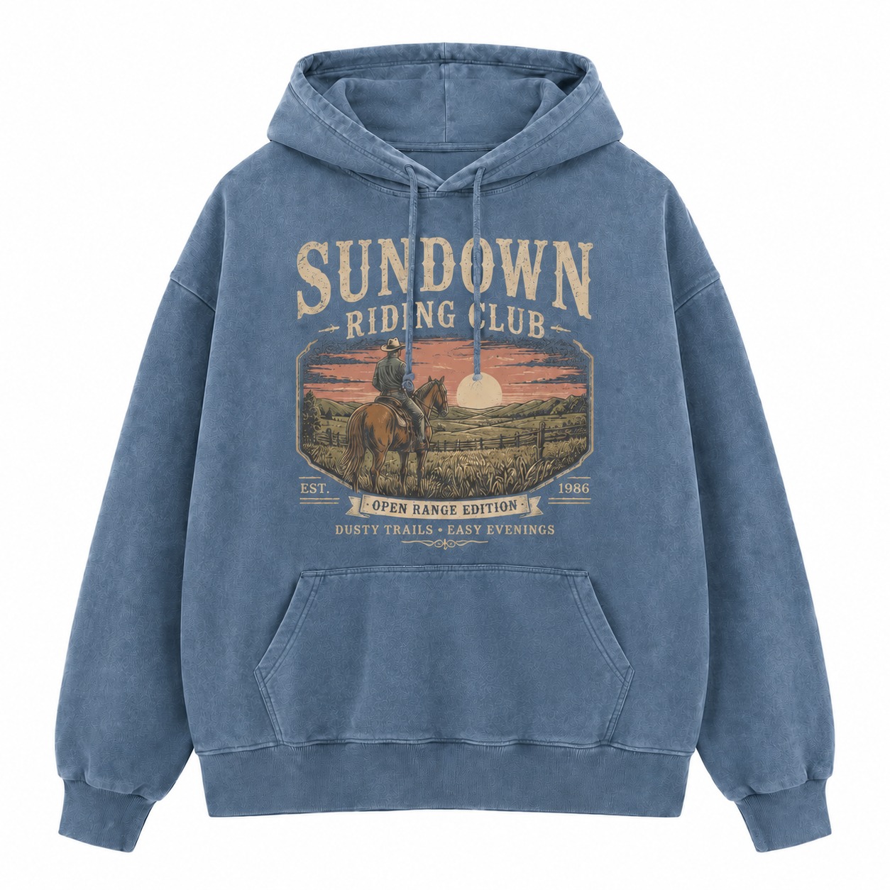 Sundown Riding Club Washed Hoodie