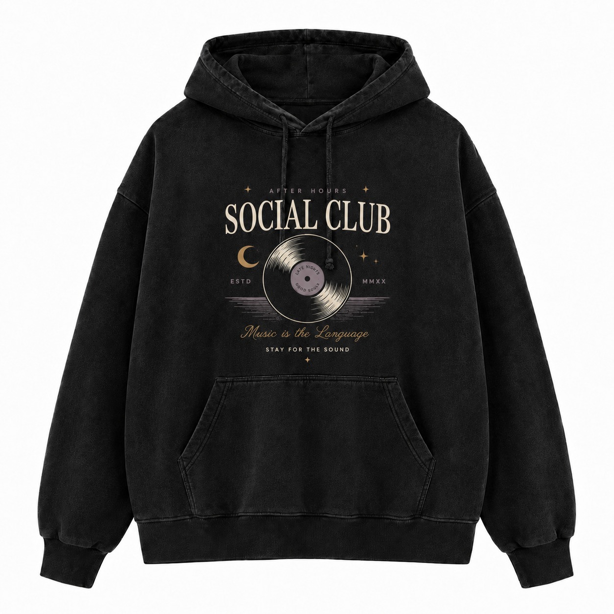 After Hours Social Club Washed Hoodie