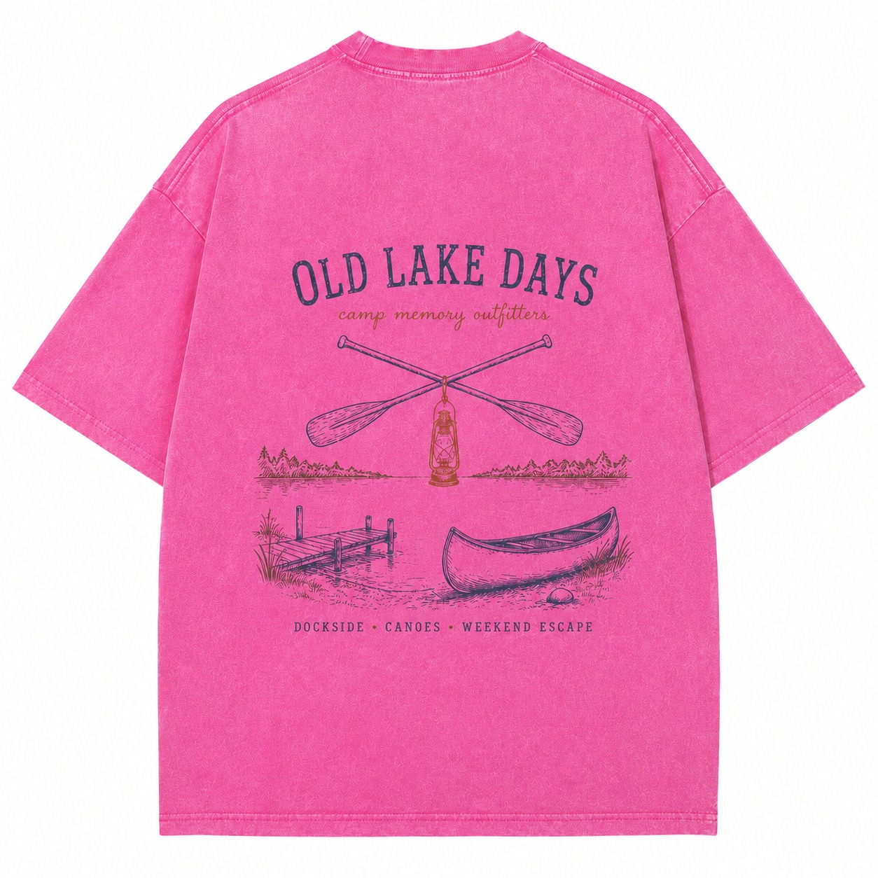 Old Lake Days Canoe Camp Tee