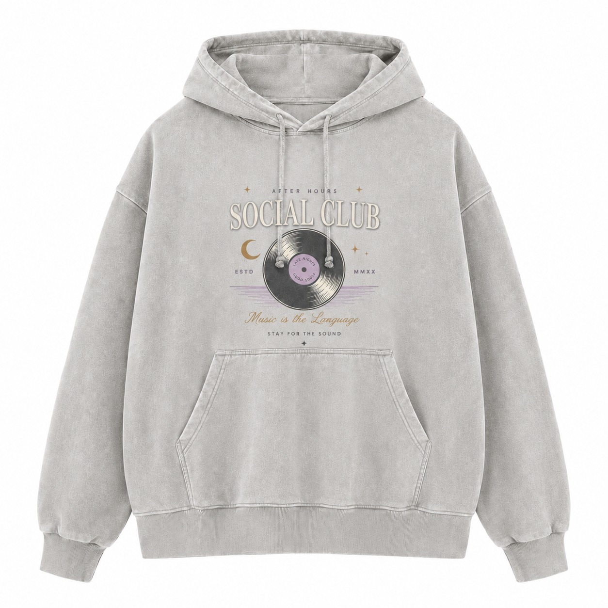 After Hours Social Club Washed Hoodie