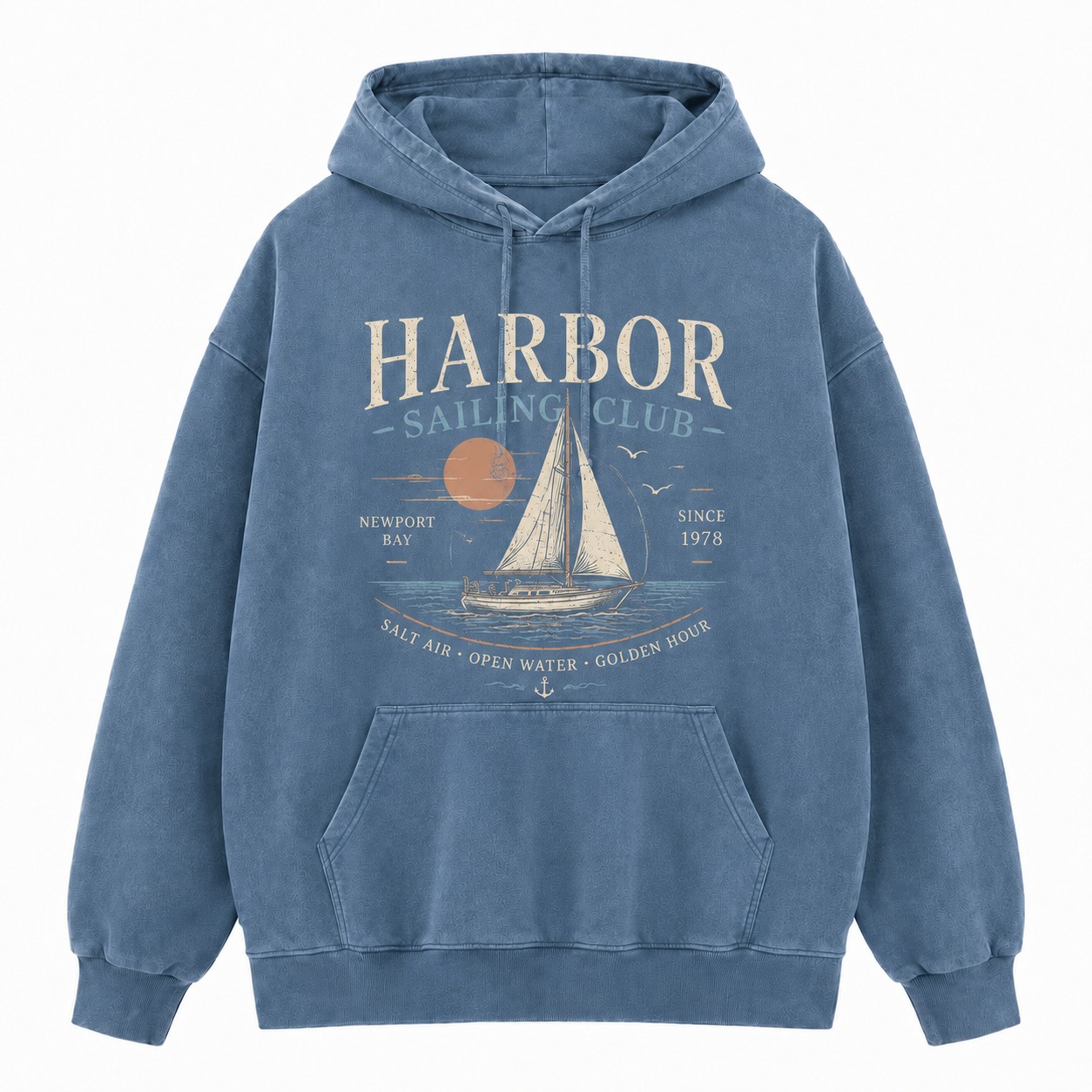 Harbor Sailing Club Washed Hoodie