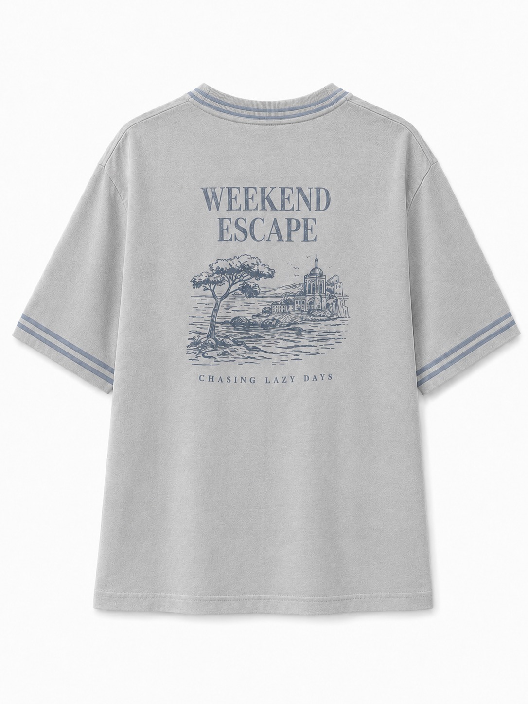 Quiet Escape Graphic V-Neck Tee