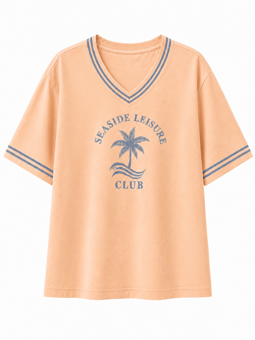 Coastal Palm V-Neck Tee