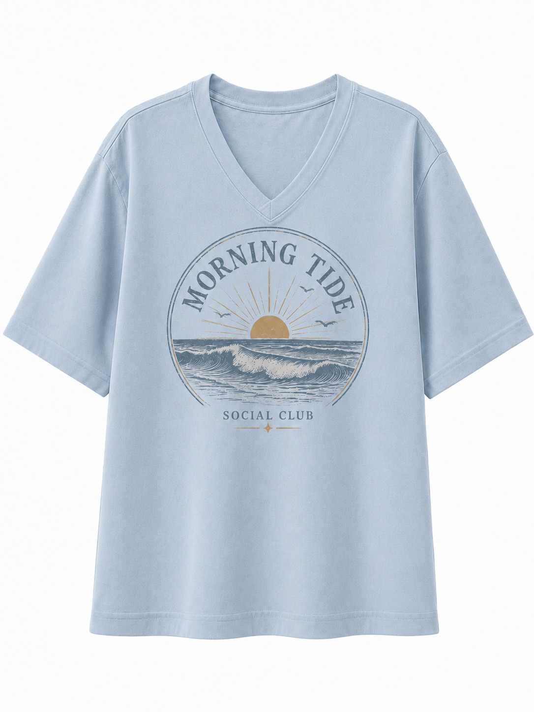 Morning Tide V-Neck Tee