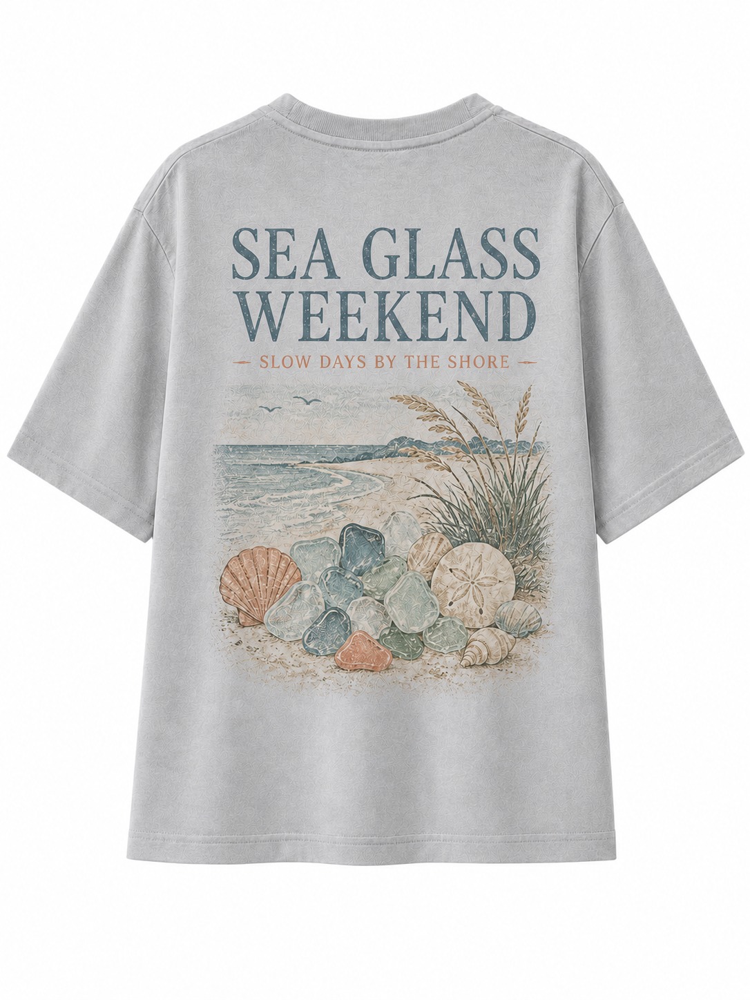Sea Glass Weekend V-Neck Tee