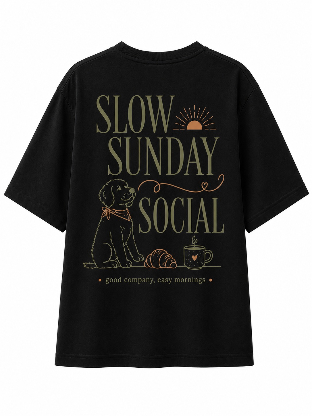 [Copy]Weekend Escape Coffee & Dog Graphic Tee