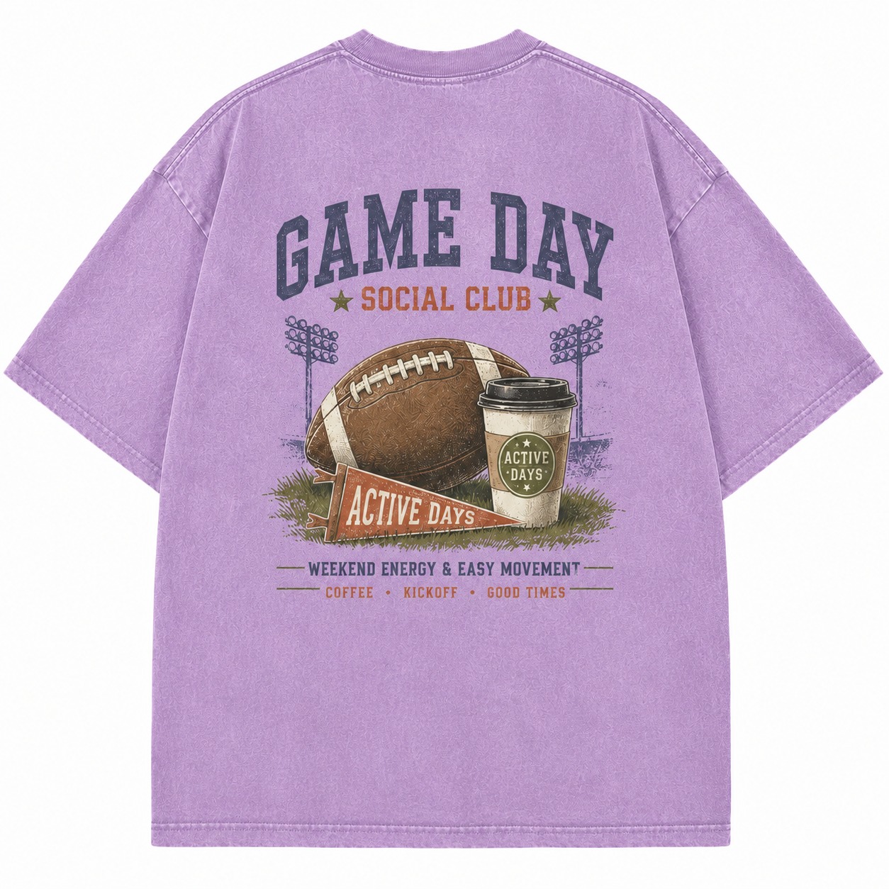 Game Day Social Club Active Days Tee