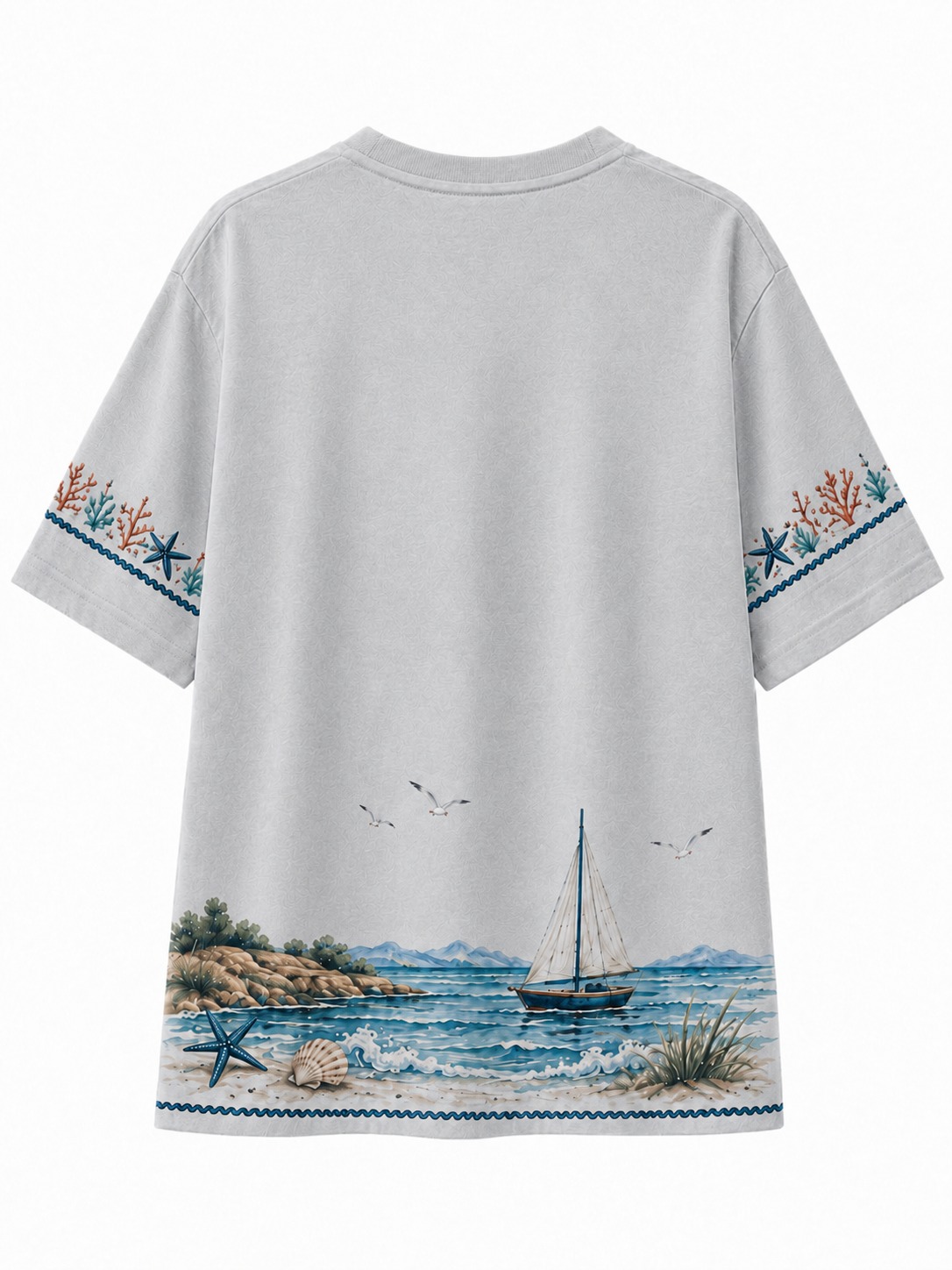 Lighthouse Vacation V-Neck Tee