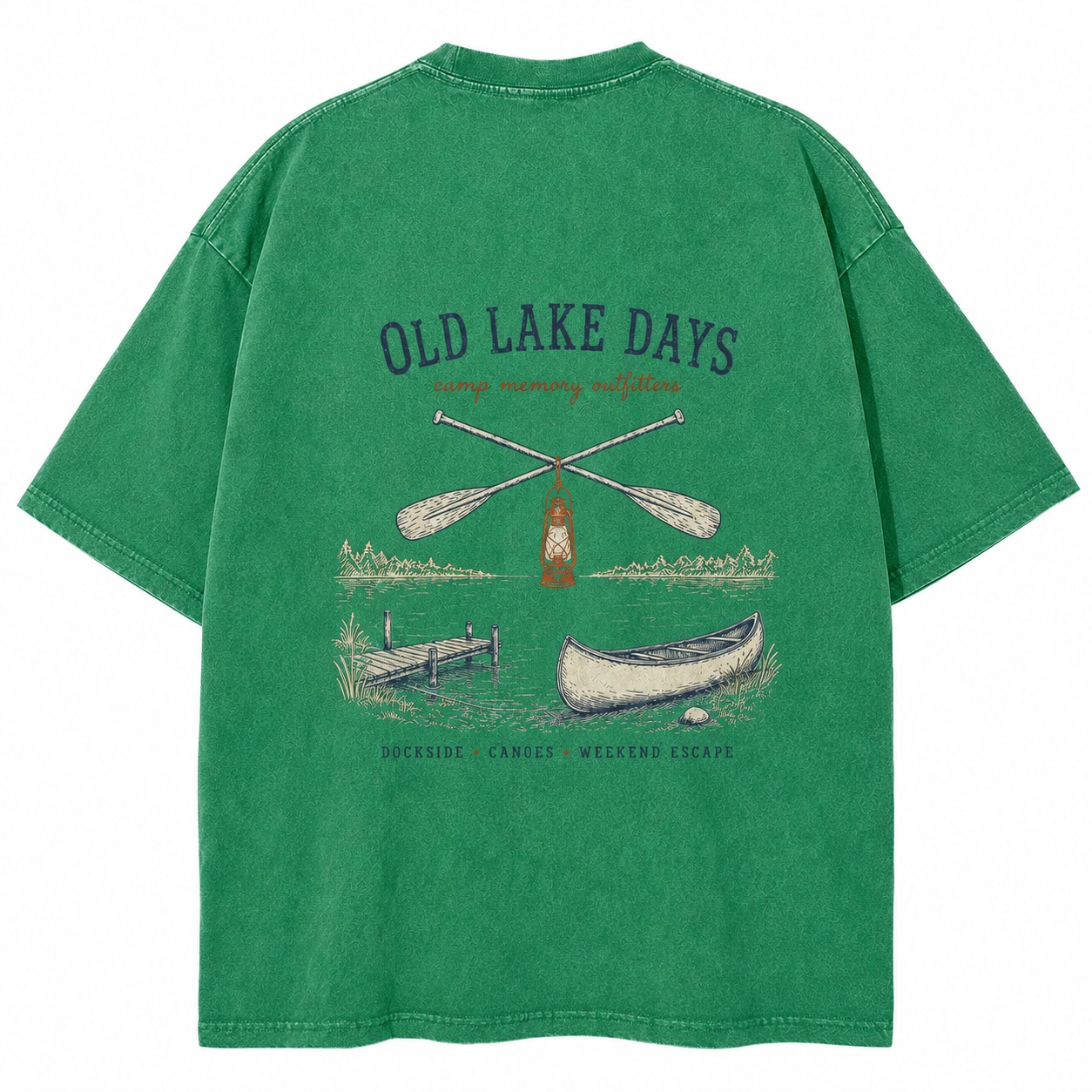 Old Lake Days Canoe Camp Tee