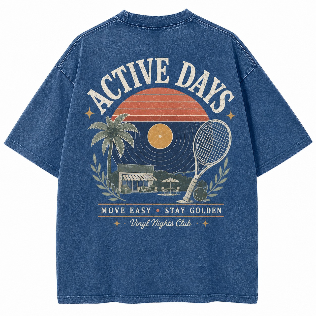 Active Days Graphic Washed Tee