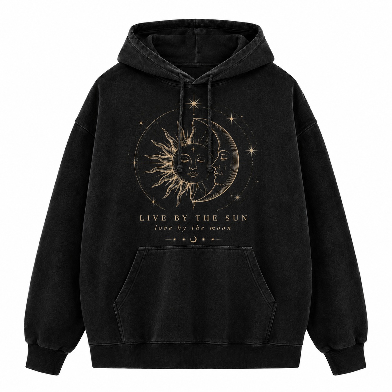Live By The Sun Love By The Moon Washed Hoodie