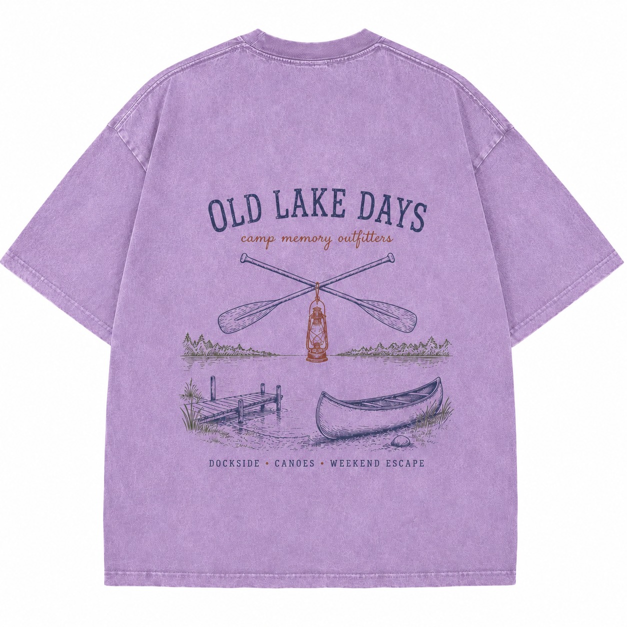 Old Lake Days Canoe Camp Tee