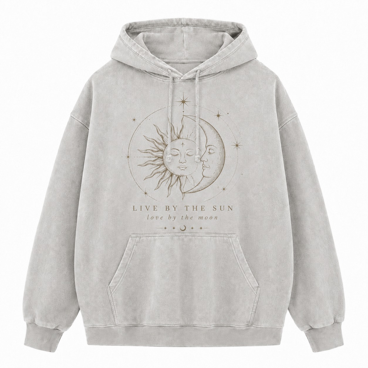 Live By The Sun Love By The Moon Washed Hoodie