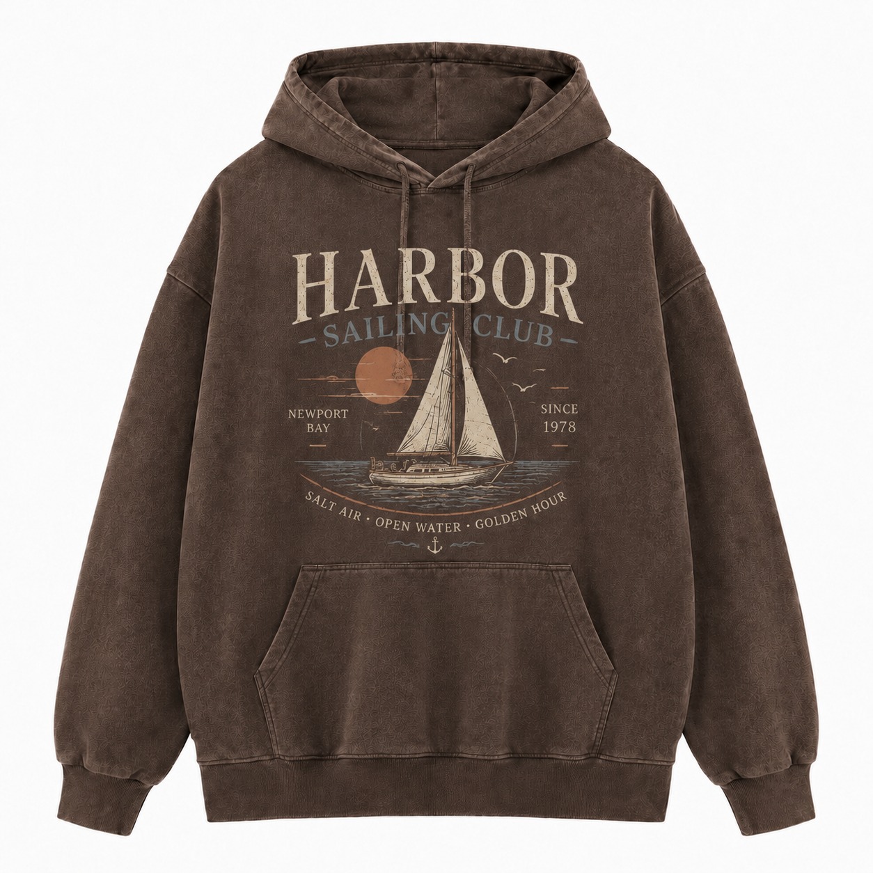 Harbor Sailing Club Washed Hoodie
