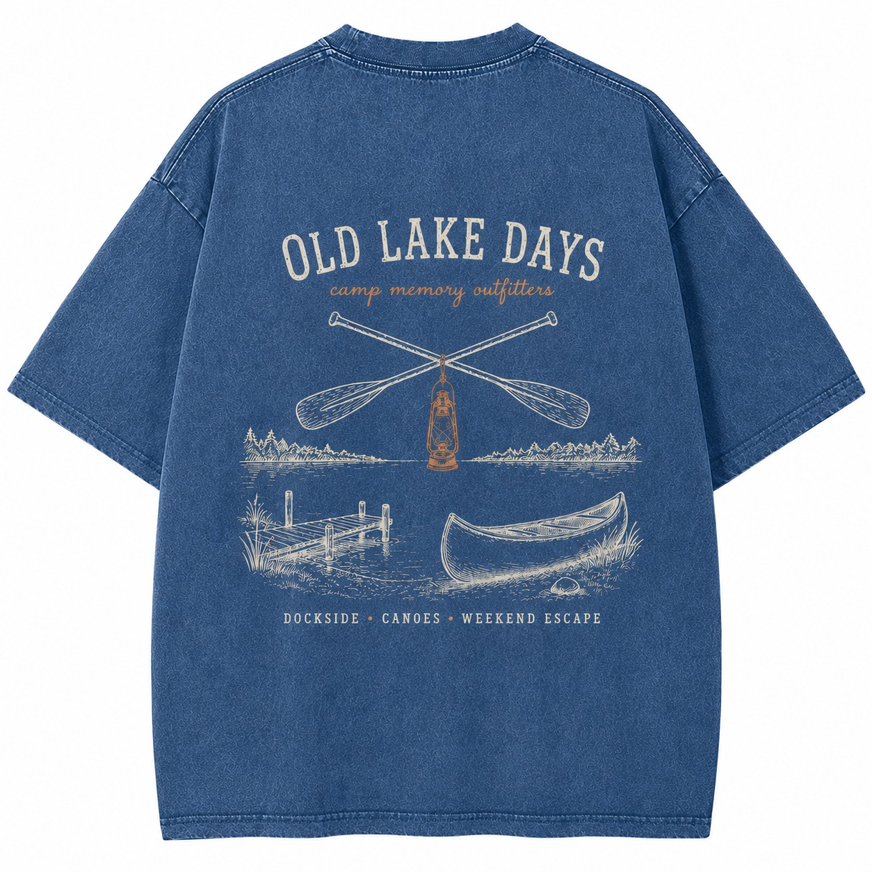 Old Lake Days Canoe Camp Tee
