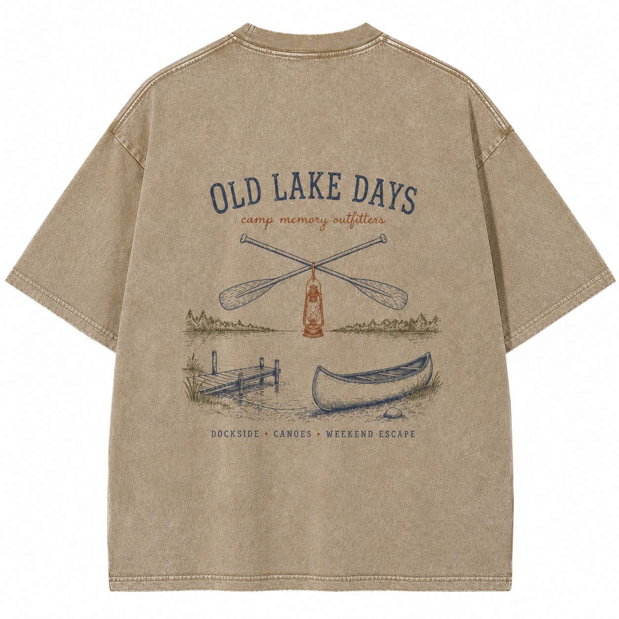 Old Lake Days Canoe Camp Tee