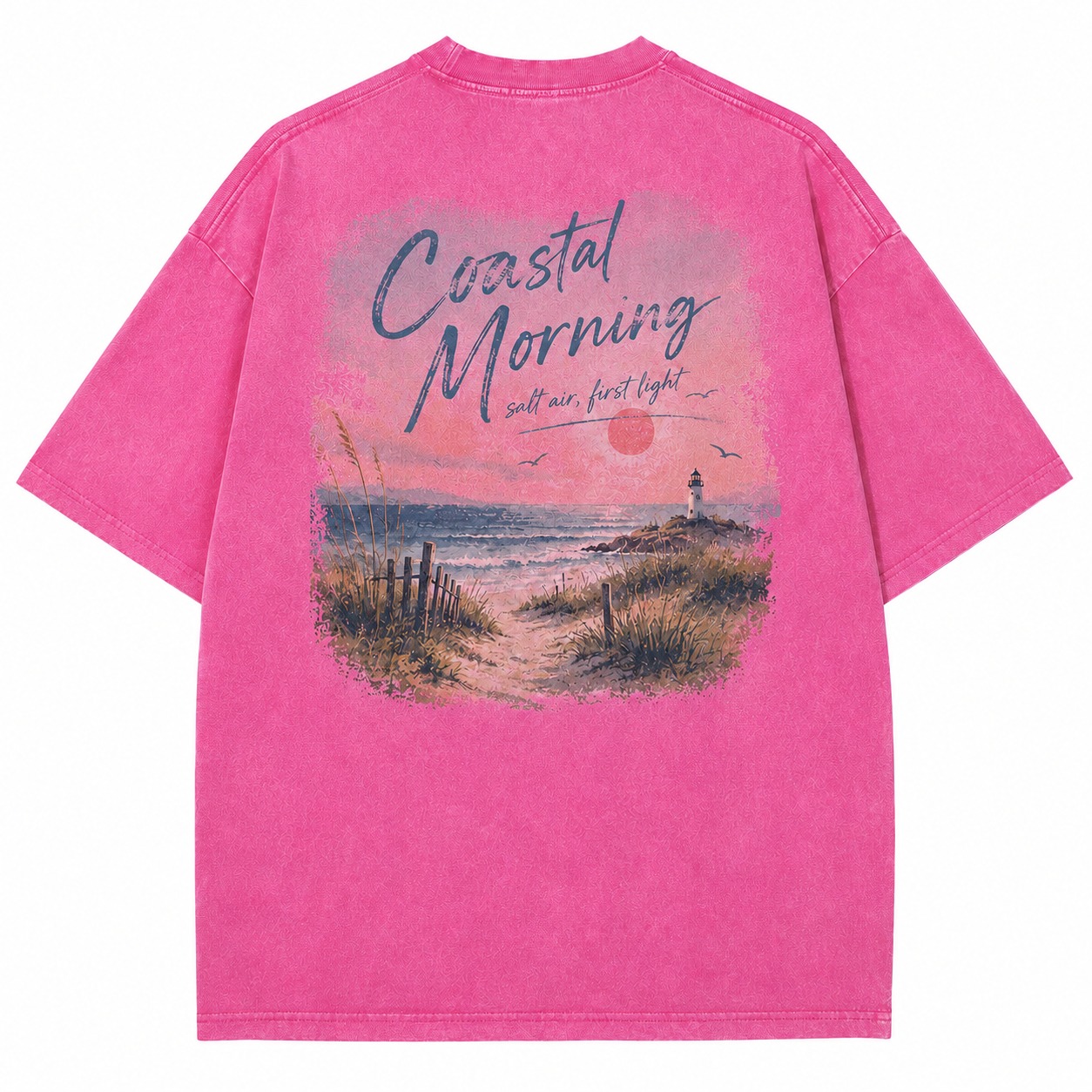 Coastal Morning Graphic Washed Tee