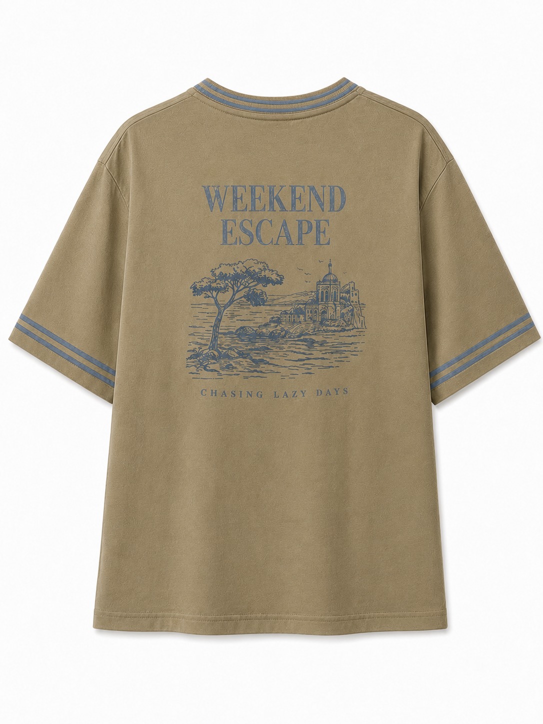 Quiet Escape Graphic V-Neck Tee