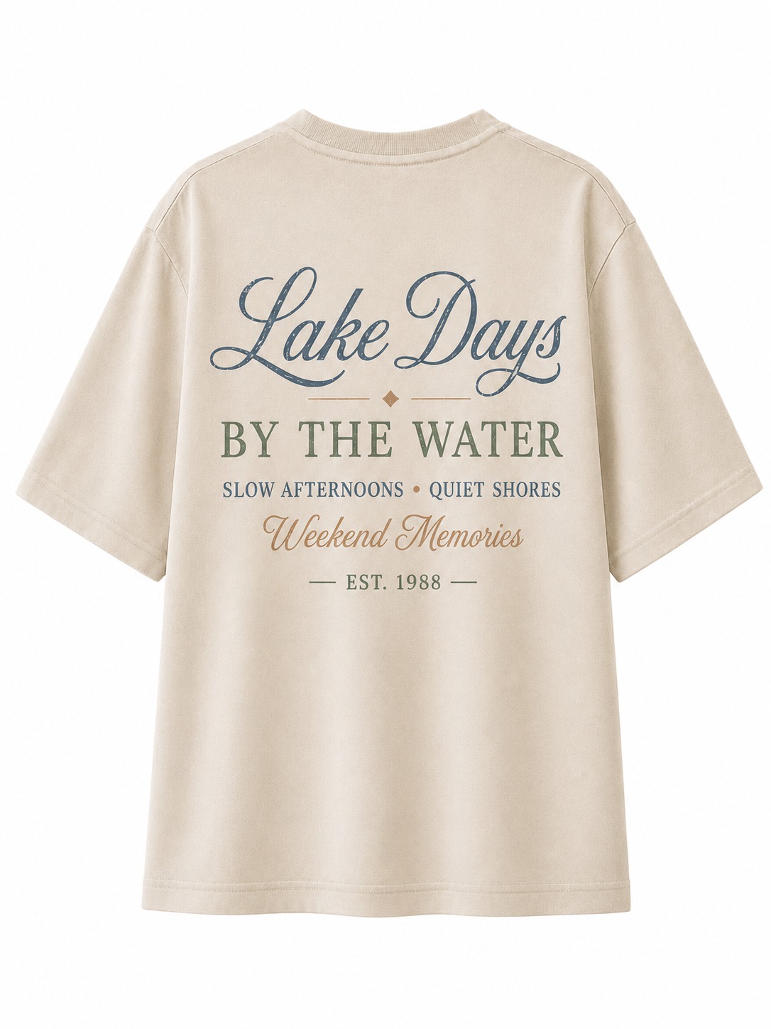Lake Days By The Water V-Neck Tee