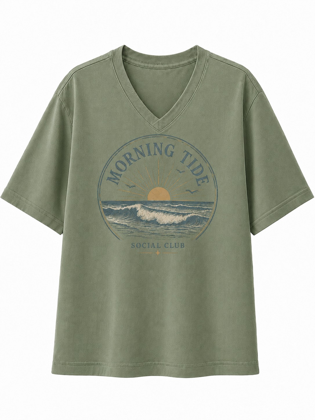 Morning Tide V-Neck Tee