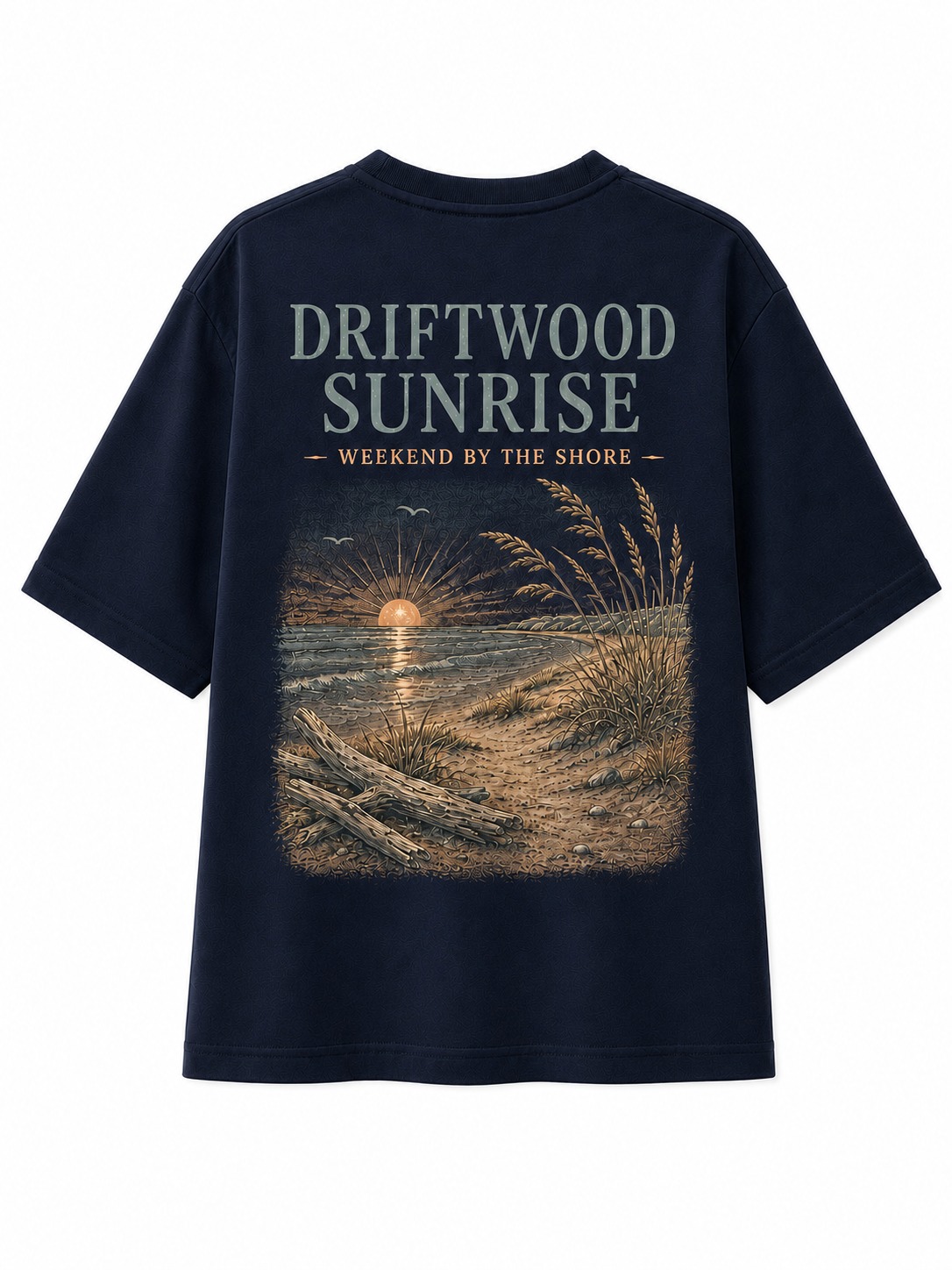 Driftwood Sunrise V-Neck Tee