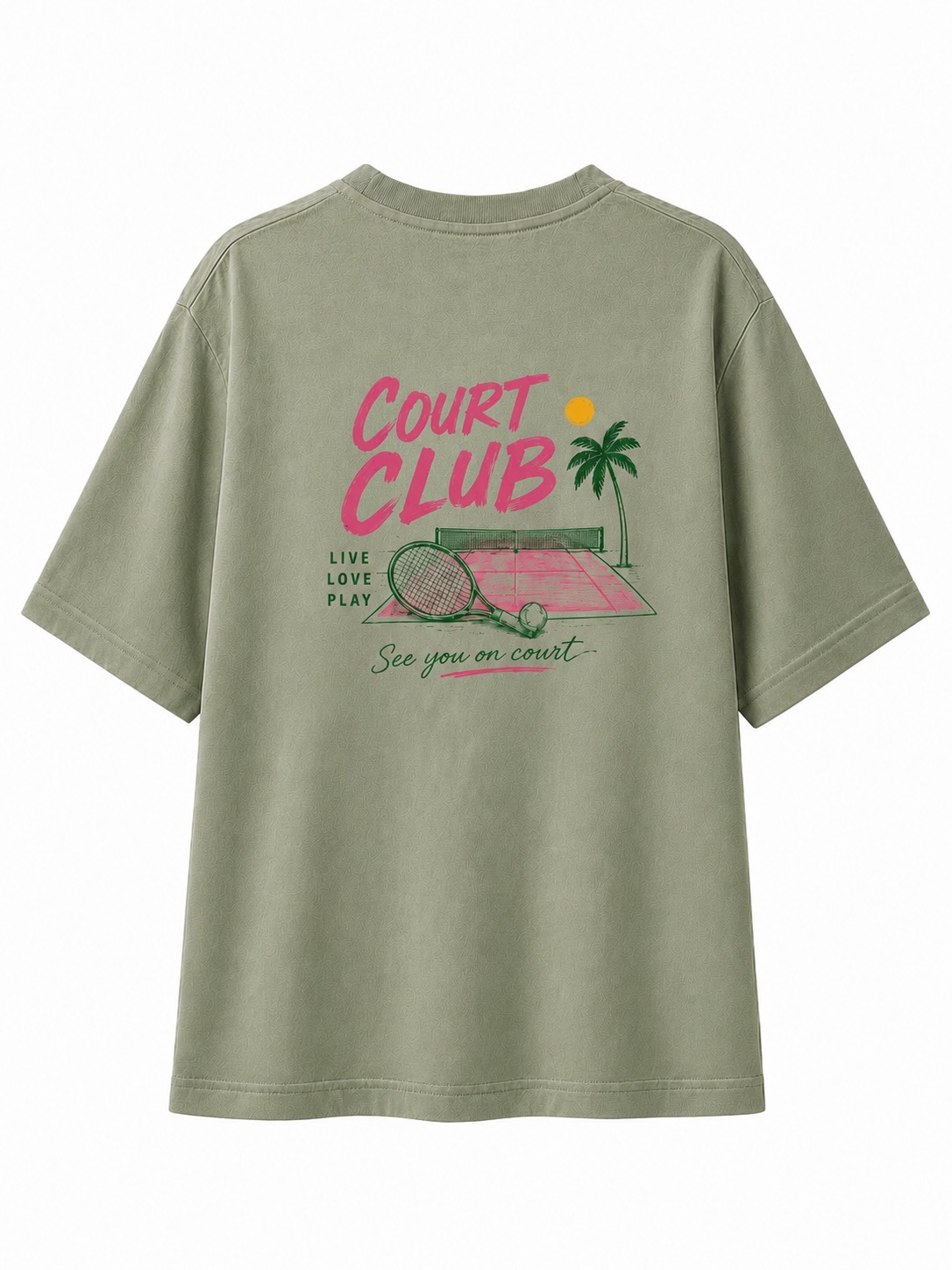 Court Club Sporty V-Neck Tee