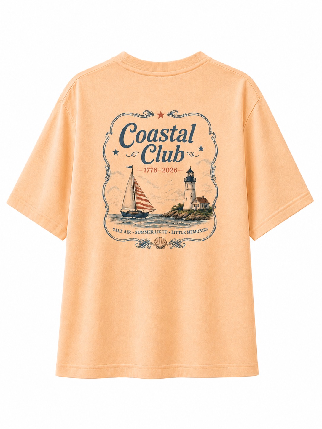 Coastal Club Lighthouse V-Neck Tee