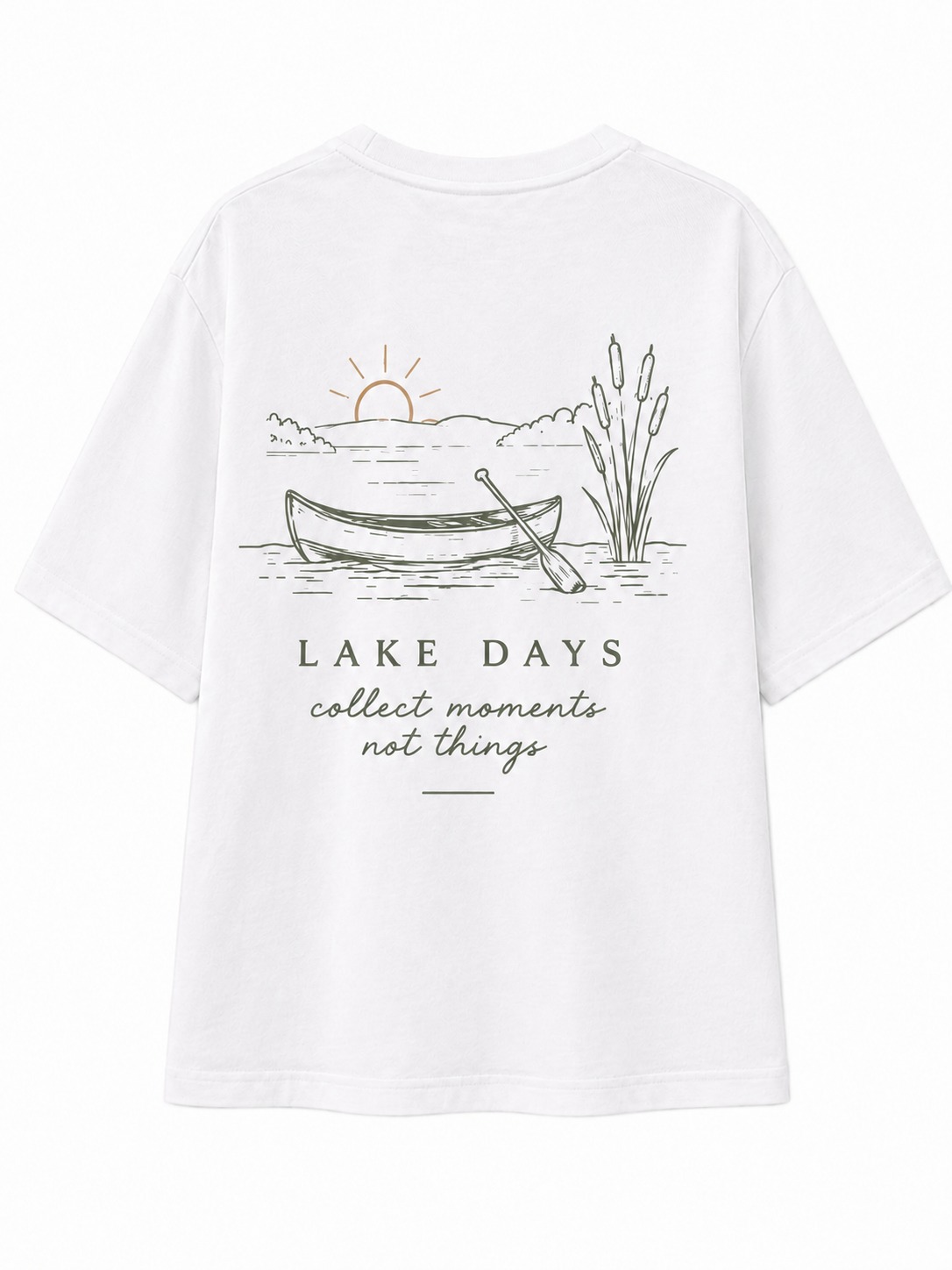 Lake Days Canoe Graphic Tee