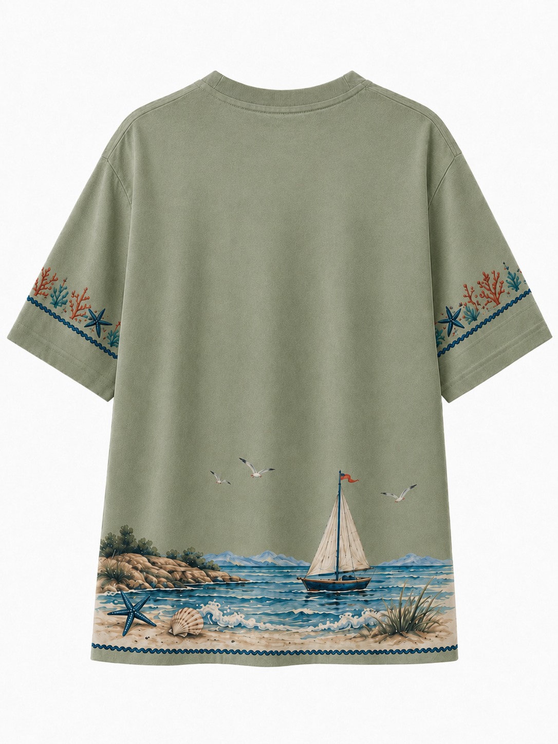 Lighthouse Vacation V-Neck Tee