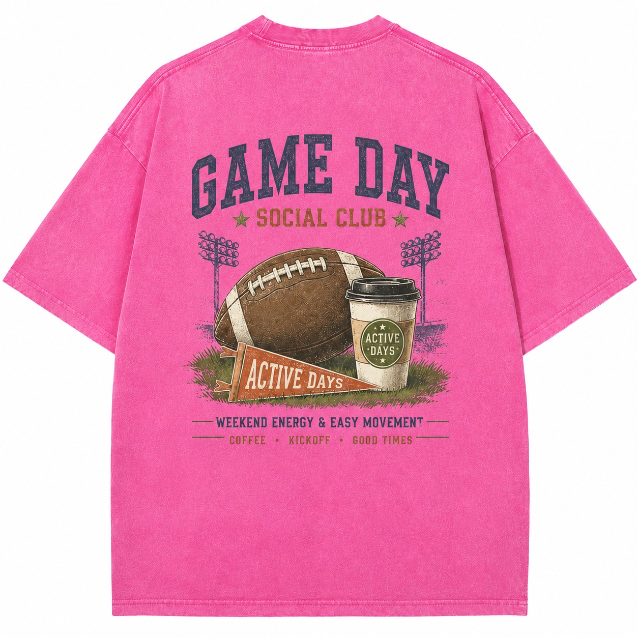Game Day Social Club Active Days Tee