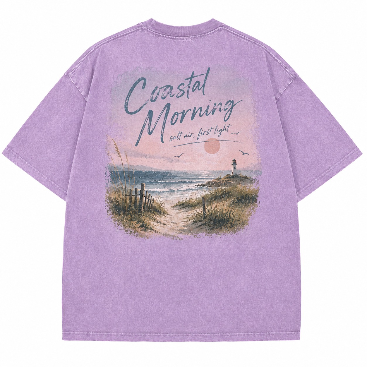 Coastal Morning Graphic Washed Tee